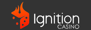 a logo for Ignition Casino